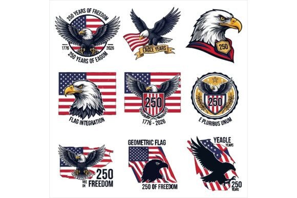 American Eagle Logos and Flags Bundle Review for Real Projects