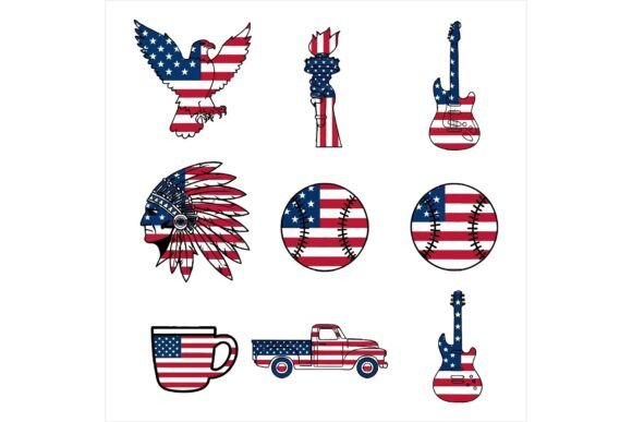 American Patriotic Symbols Bundle Review for Real Projects