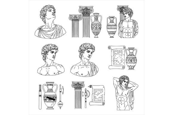 Ancient Greek Roman Architecture Illustrations: A Designer’s Perspective