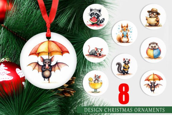 Chaotic Critter Summer Ornament: A Playful Illustration for Local Branding
