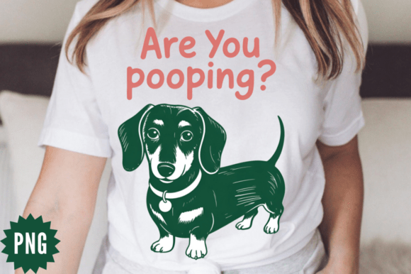 Funny Dachshund Quote PNG Design: A Playful Illustration for Content Creators
