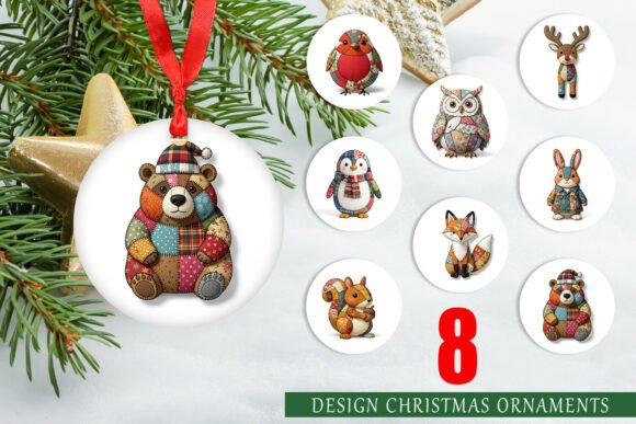 Stitched Woodland Animal Ornament PNG: A Brand Designer’s Perspective