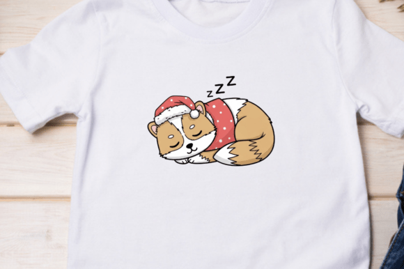 Two Cartoon Foxes Curled Up Together: A Versatile Illustration for Digital Sellers