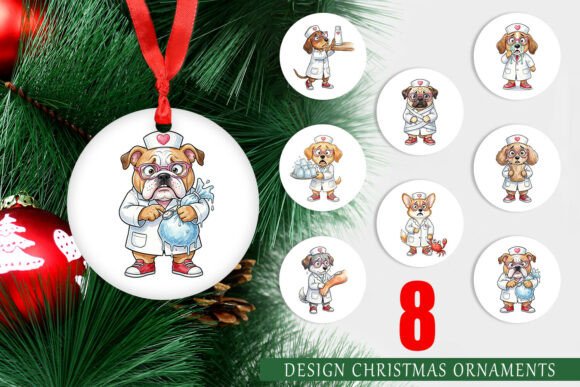 Watercolor Dog Nurse Illustrations: A Designer’s Take on a Versatile Branding Asset